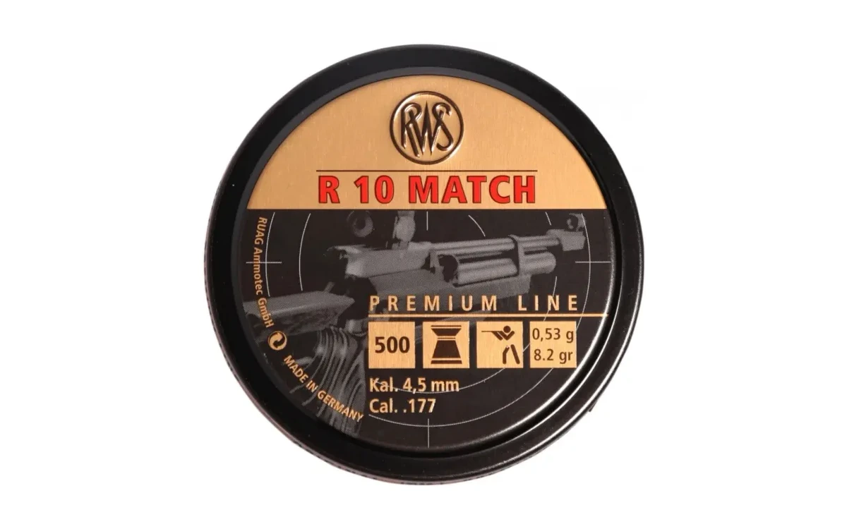 RWS RWS R10 Match Rifle .177 Cal 4.50mm (500ct) - Pellets